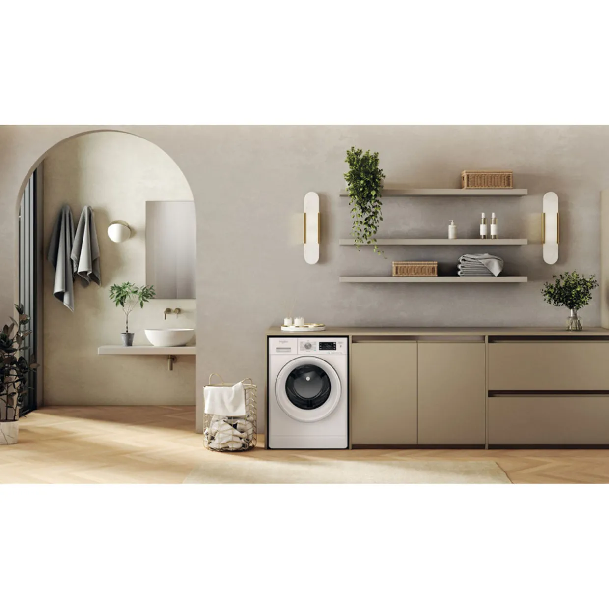 Washer 9kg 1400 Spin White
