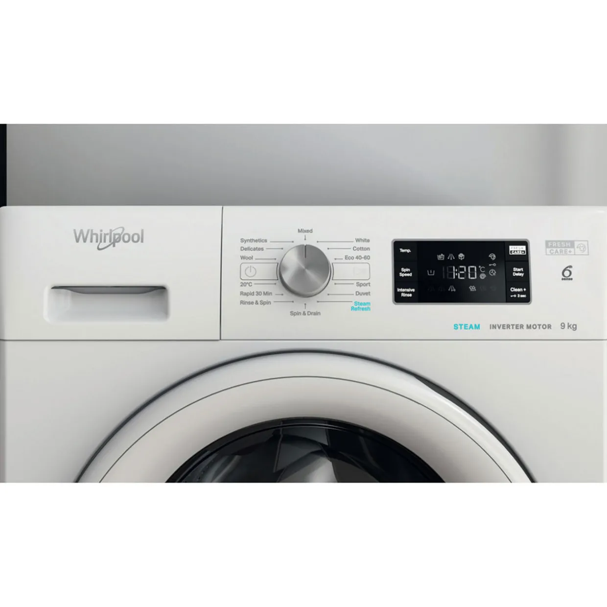 Washer 9kg 1400 Spin White