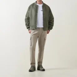 Water-Repellent Bomber Jacket