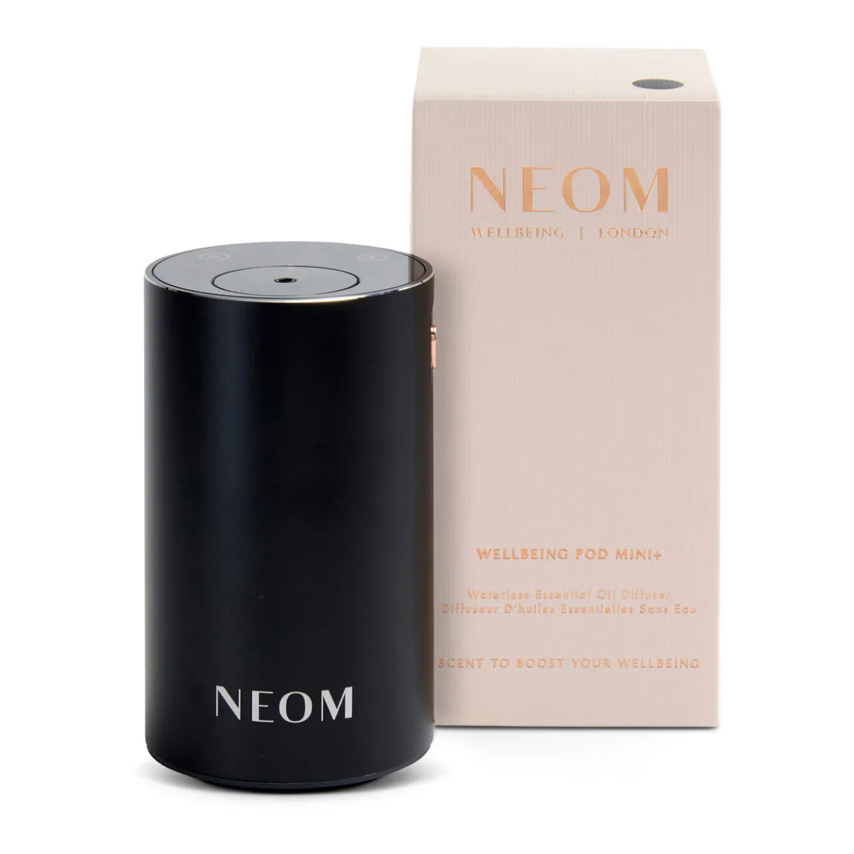 Wellbeing Pod Mini+ Waterless Essential Oil Diffuser - Black
