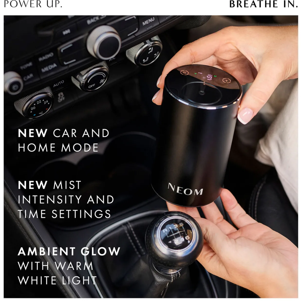 Wellbeing Pod Mini+ Waterless Essential Oil Diffuser - Black