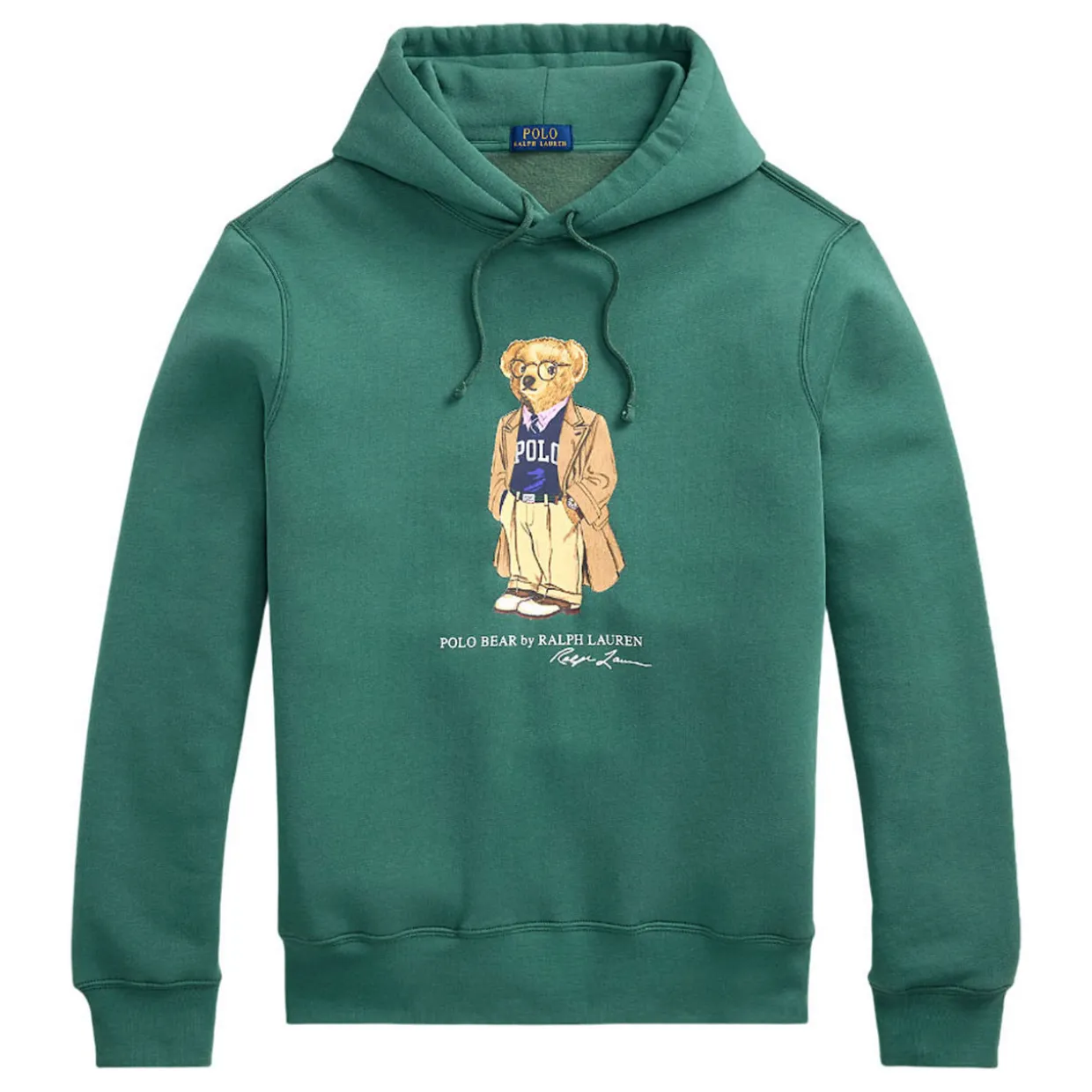 West Village Bear Logo Drawstring Hoodie