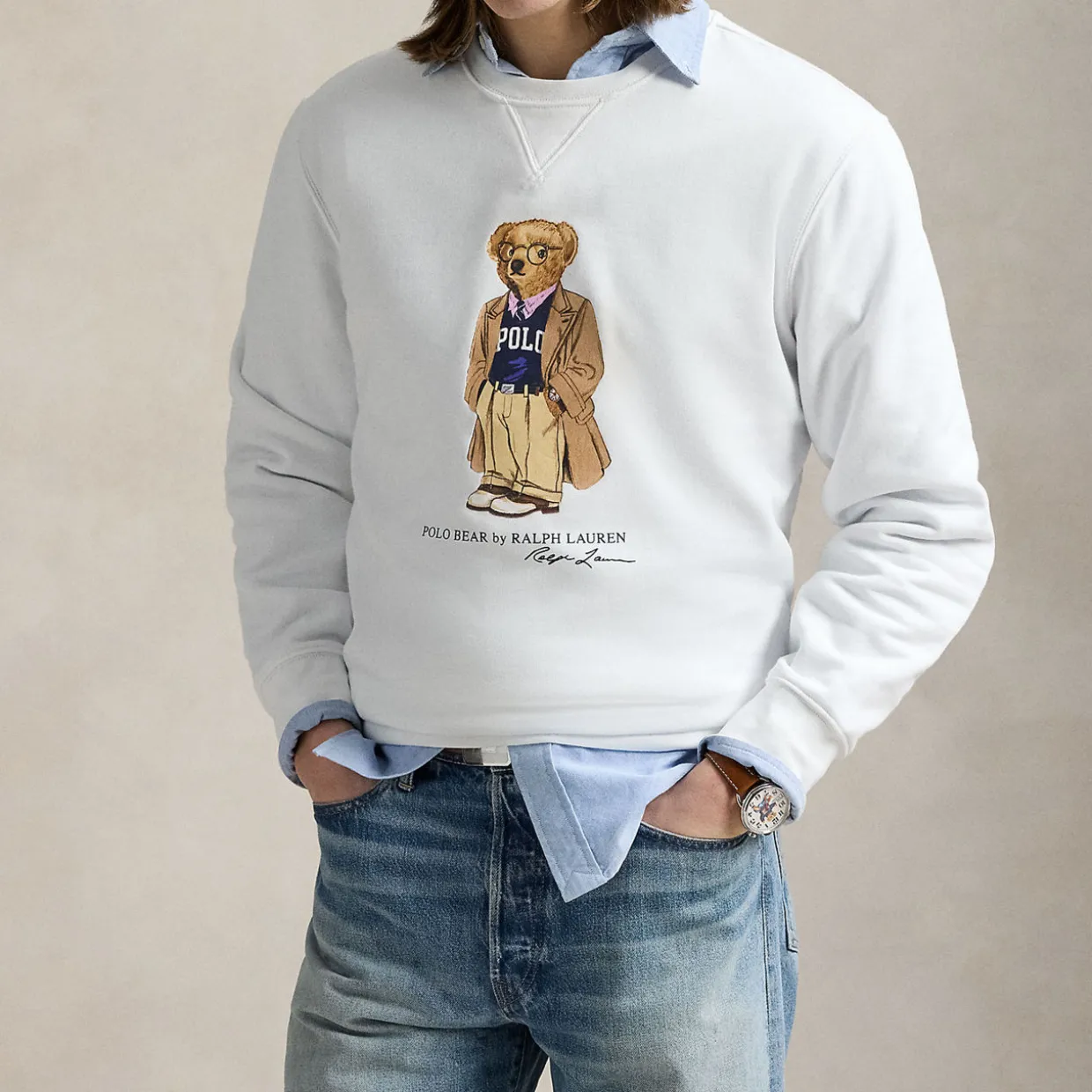 West Village Bear Logo Sweatshirt