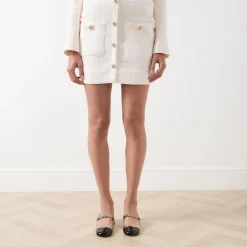 Whisper Tweed Mini Skirt
