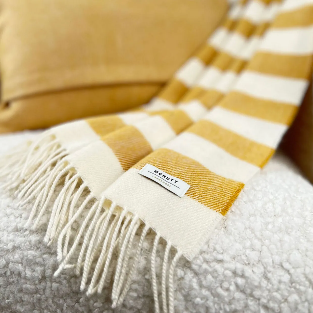Whispering Lemon Baby Blanket