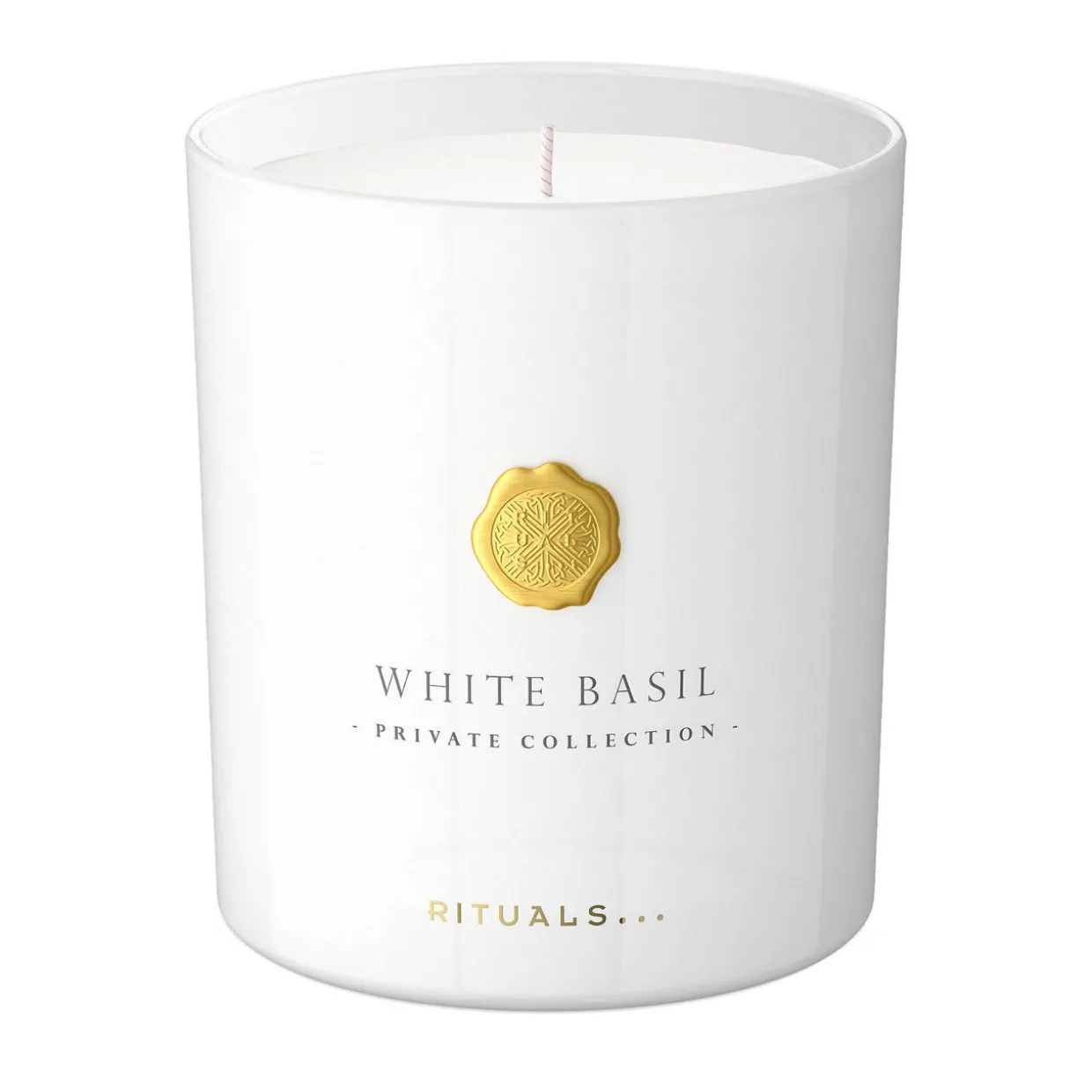 White Basil Scented Candle 360g