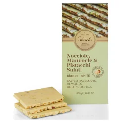 White Chocolate With Salted Nuts Maxi Bar 800g