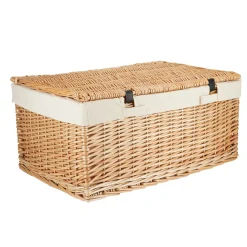 Wicker 24 Inch Hamper Basket