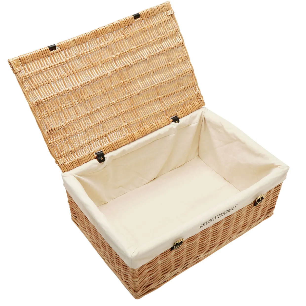 Wicker 24 Inch Hamper Basket