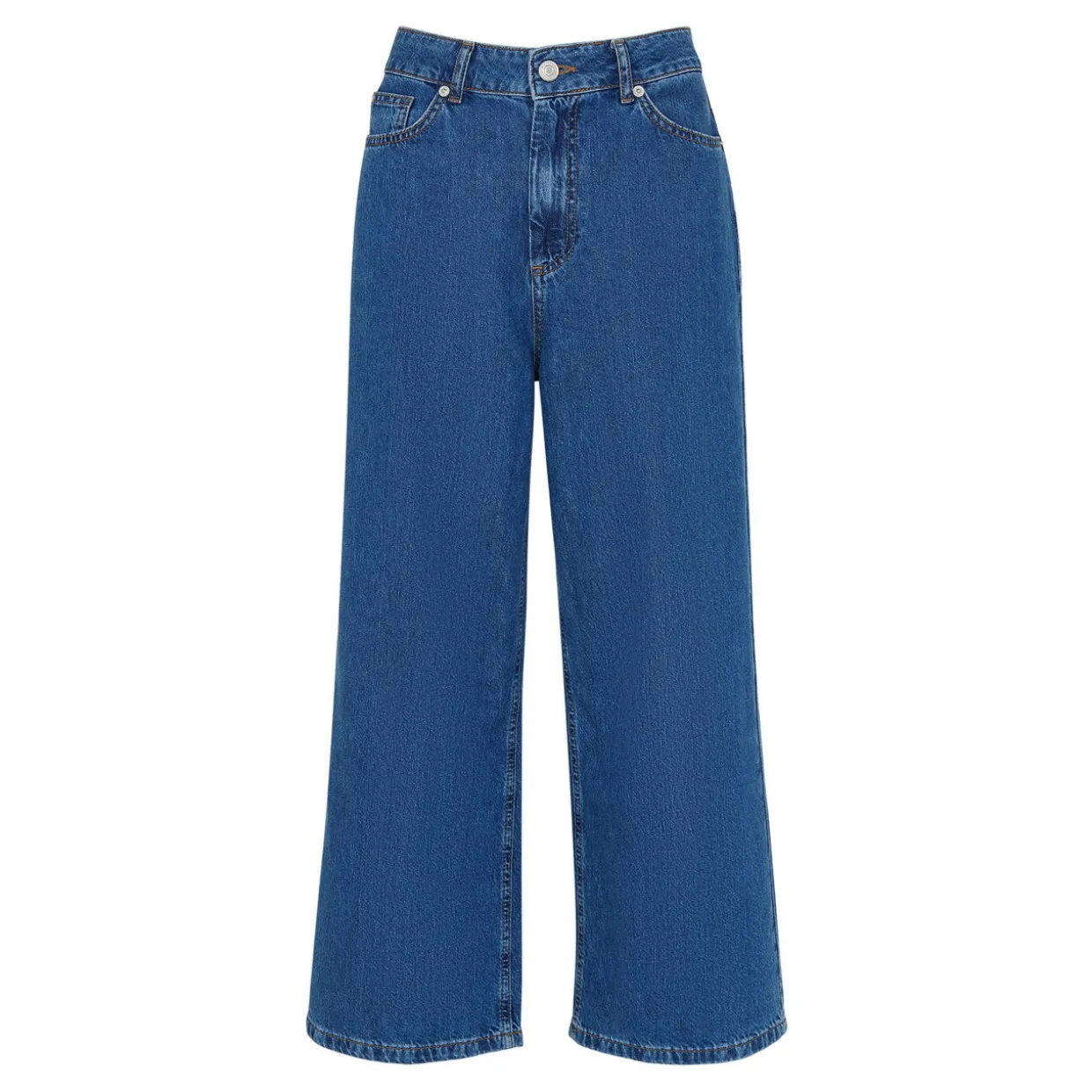 Wide Leg Cropped Jean