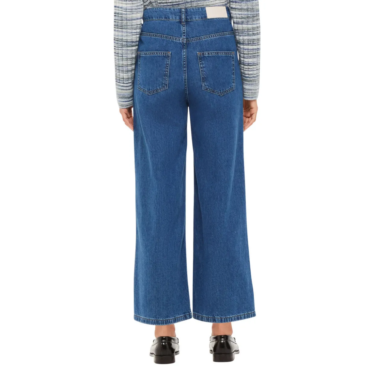 Wide Leg Cropped Jean
