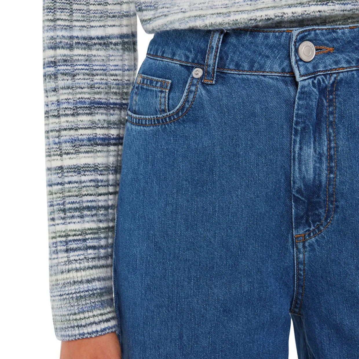Wide Leg Cropped Jean