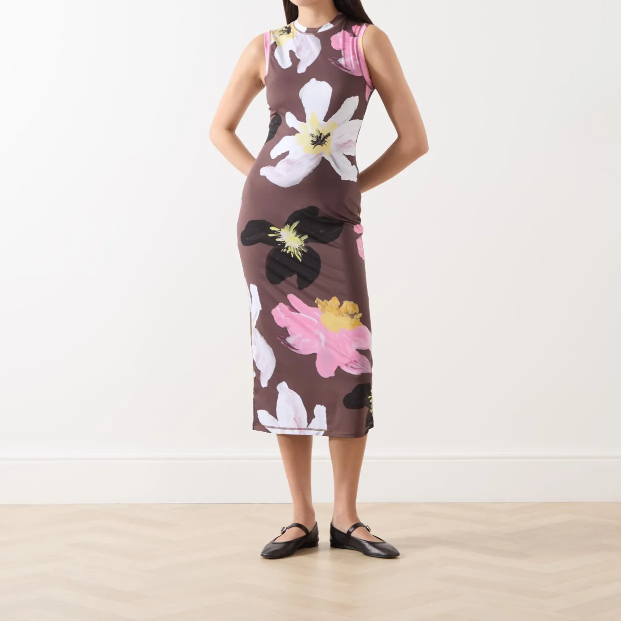 Wild Flowers Fitted Dress