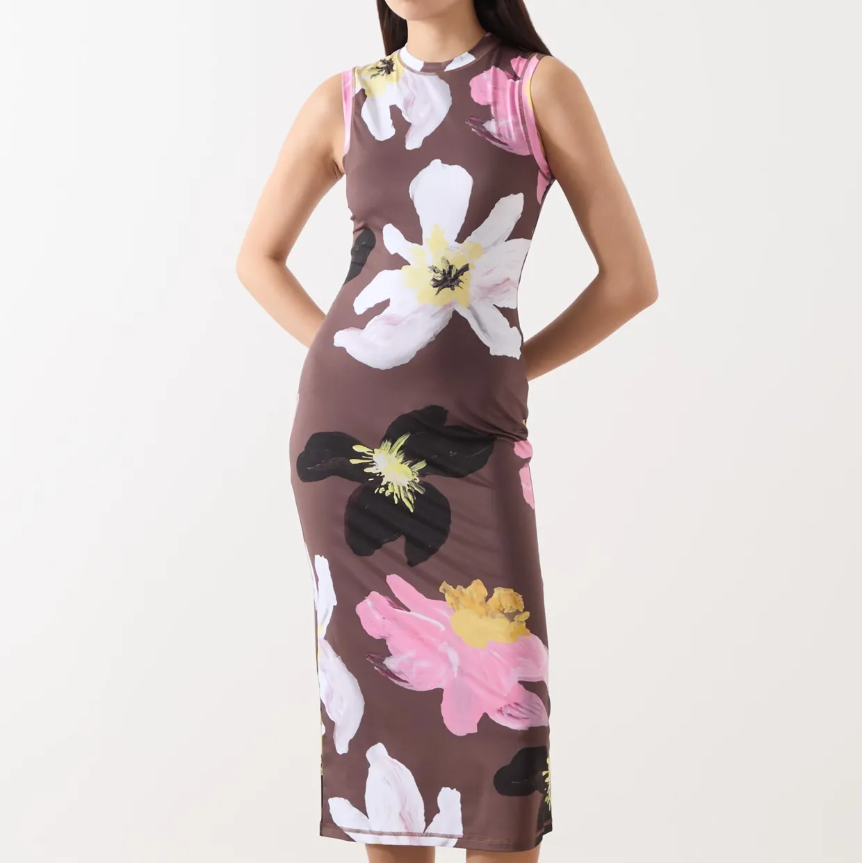 Wild Flowers Fitted Dress