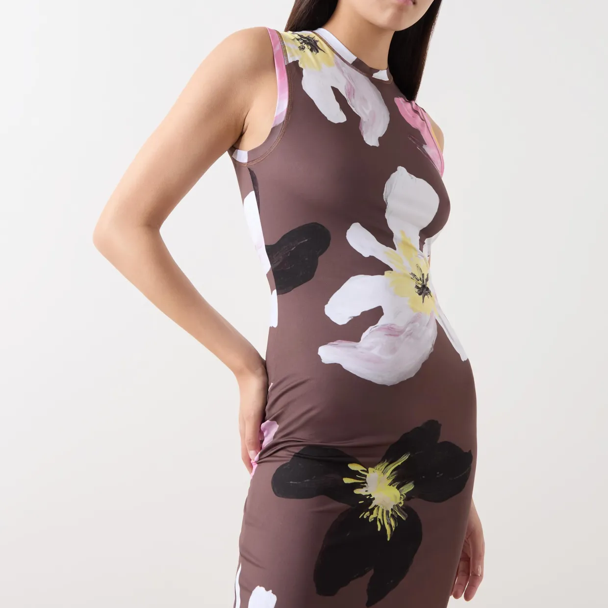 Wild Flowers Fitted Dress