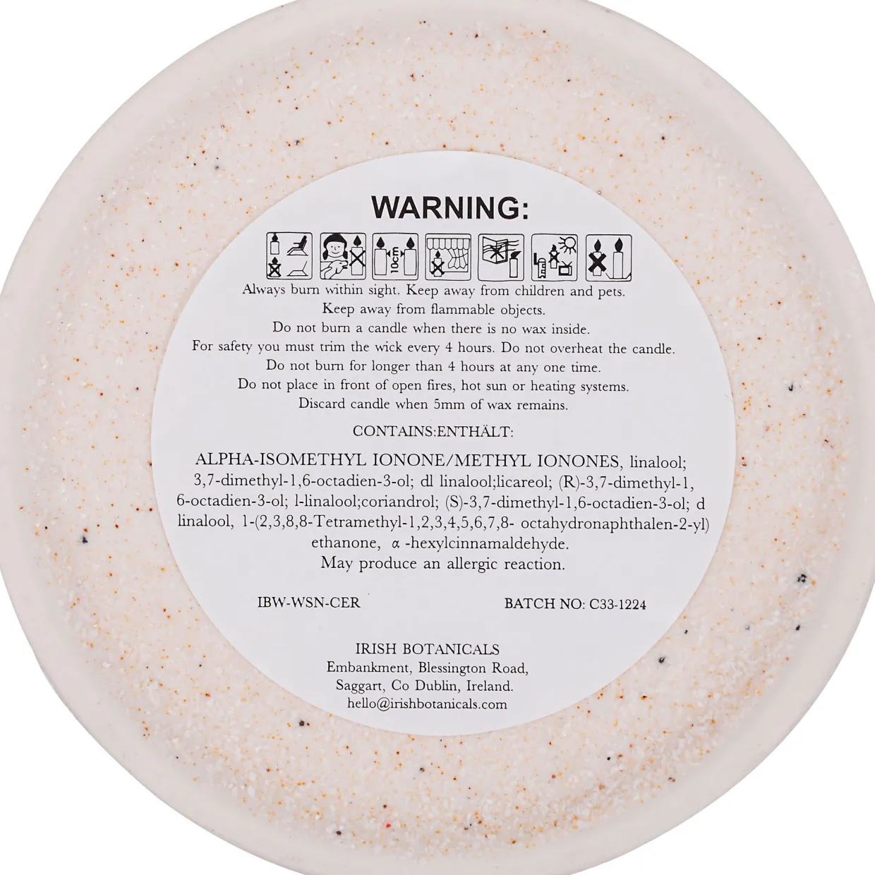 Wild Rose & Stinging Nettle Candle