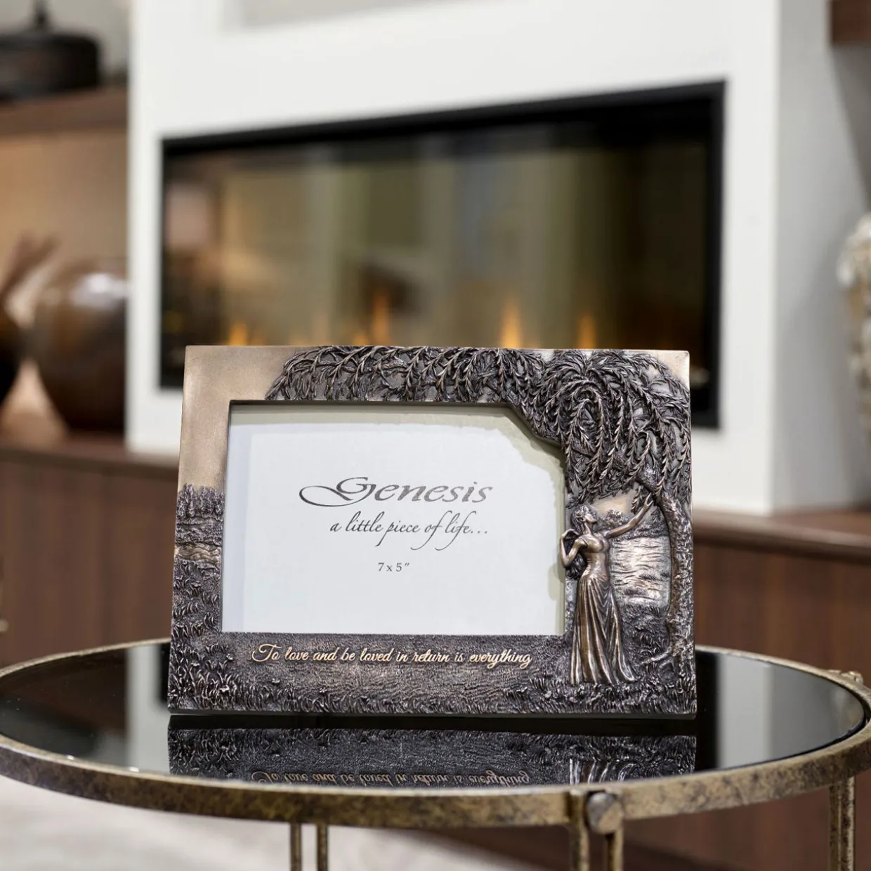 Willow Tree Love Is Bronze Photo Frame 7 x 5in