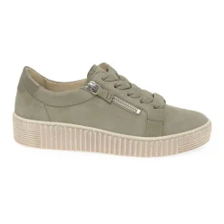 Wisdom Side-Zip Lace-Up Trainers