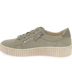 Wisdom Side-Zip Lace-Up Trainers
