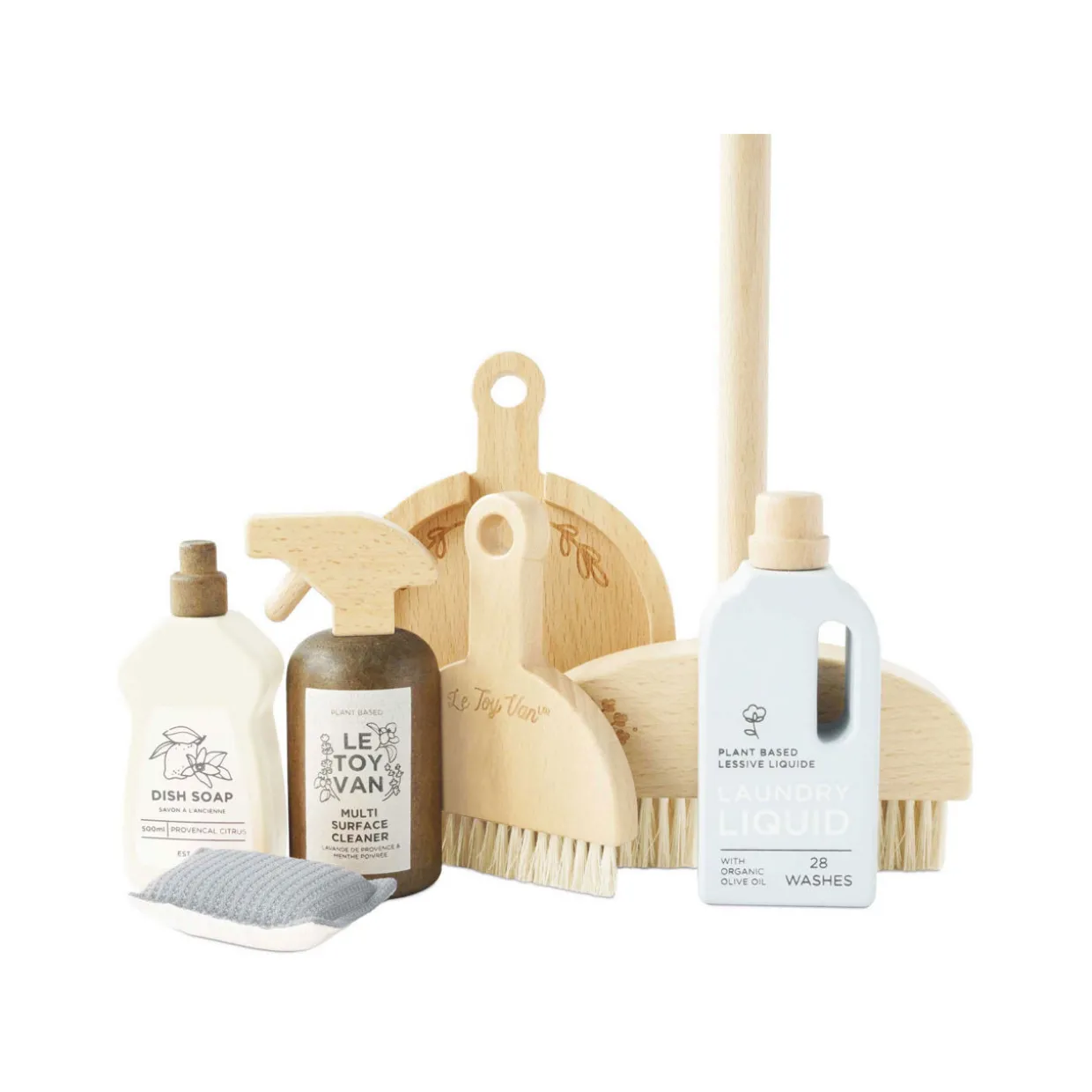 Wooden Cleaning Set