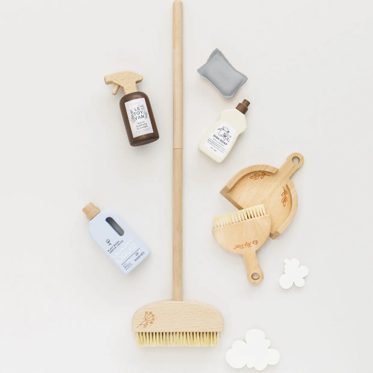 Wooden Cleaning Set