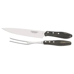 Wooden Handle Two Piece Carving Set