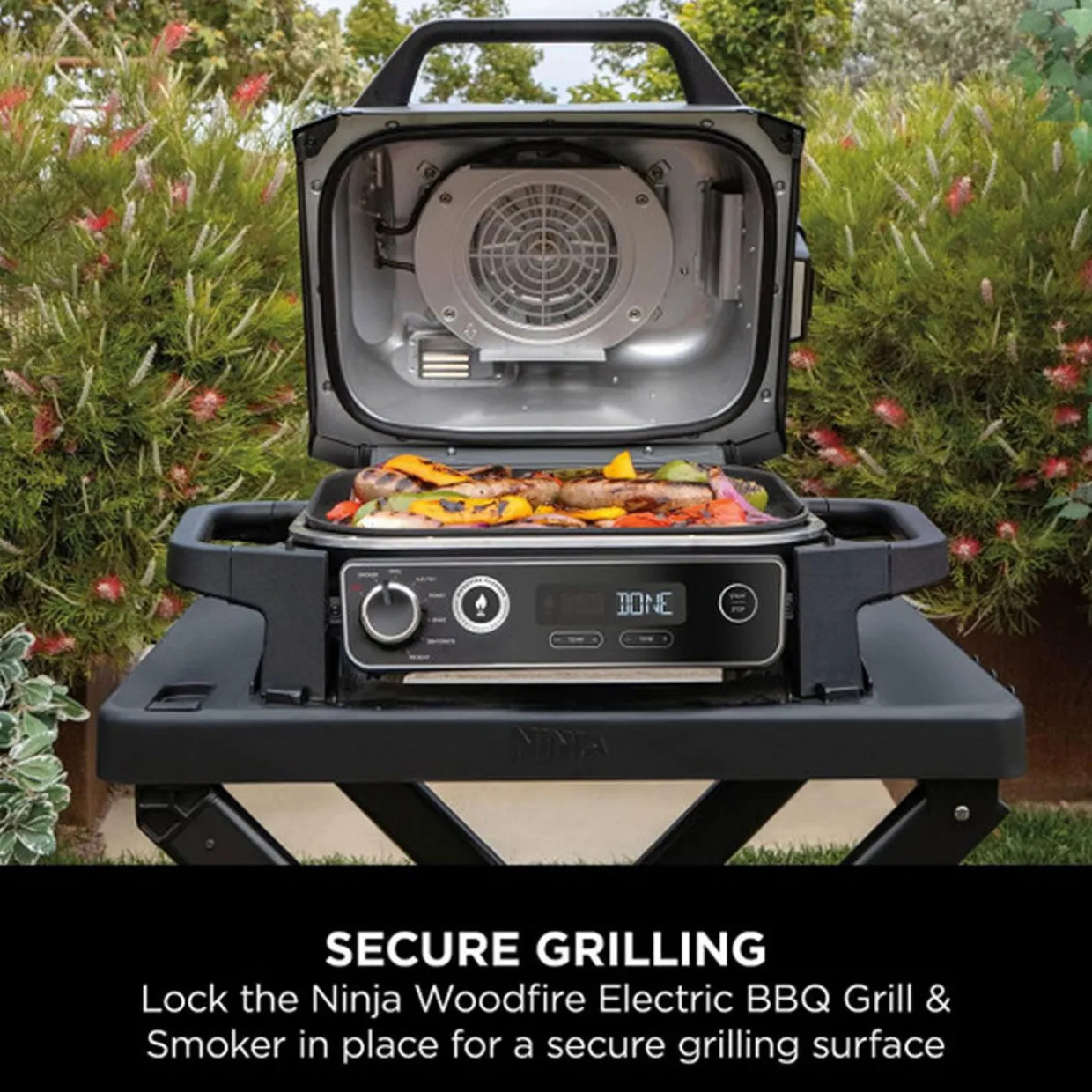 Woodfire Electric BBQ Grill Stand