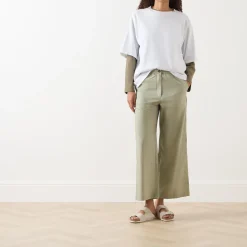 Woven Wide Leg Trousers