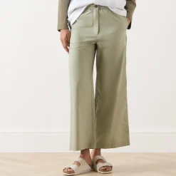 Woven Wide Leg Trousers