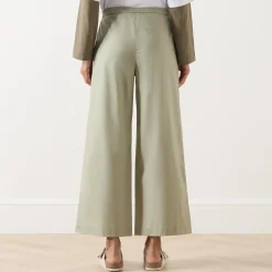 Woven Wide Leg Trousers