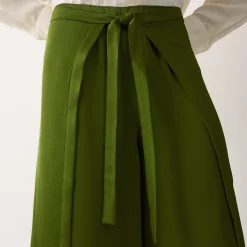 Wrap Palazzo Wide Leg Trousers