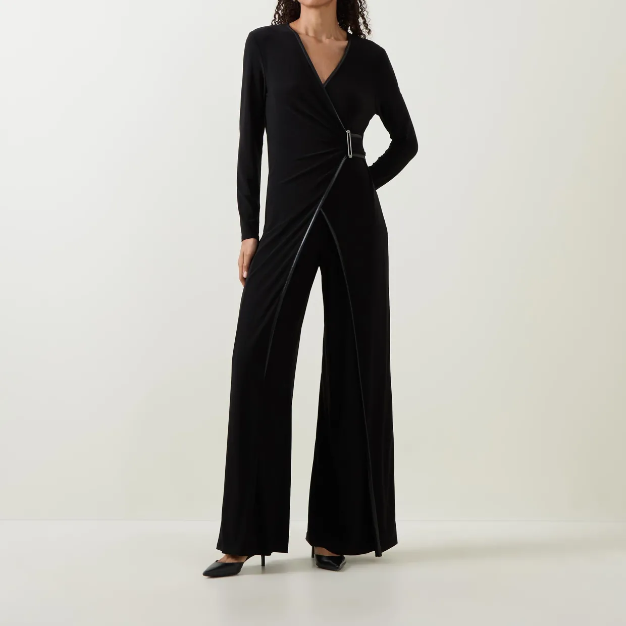 Wrap Wide Leg Jumpsuit