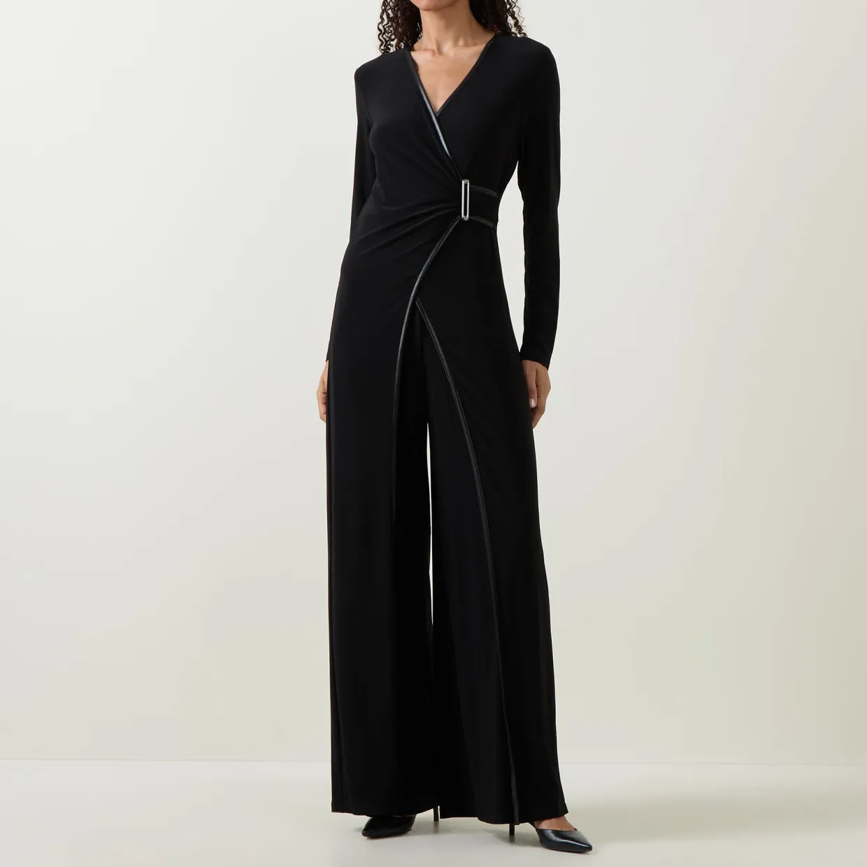 Wrap Wide Leg Jumpsuit