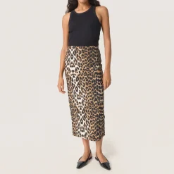 Xala Leopard Pencil Skirt