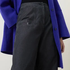 Yesso High-Rise Barrel Leg Trousers
