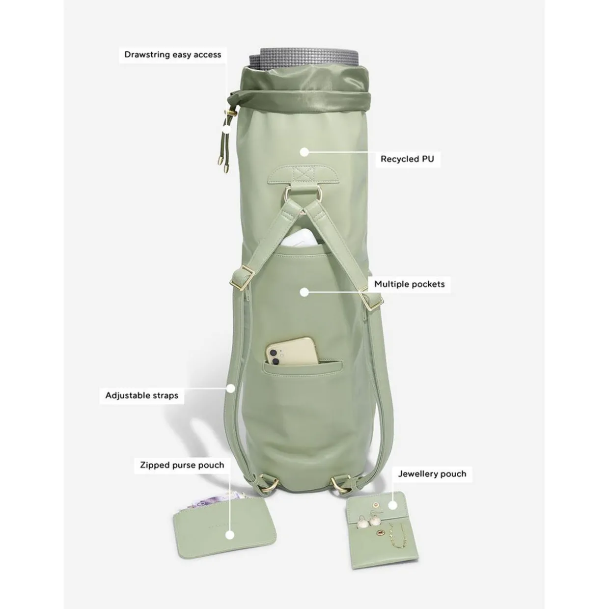 Yoga Bag Moss Green