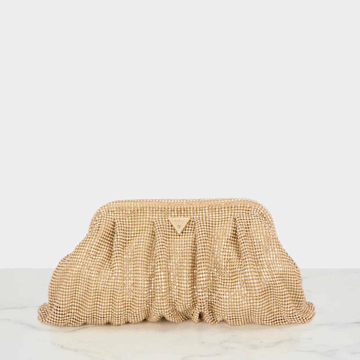 Zaline Mesh Rhinestone Clutch