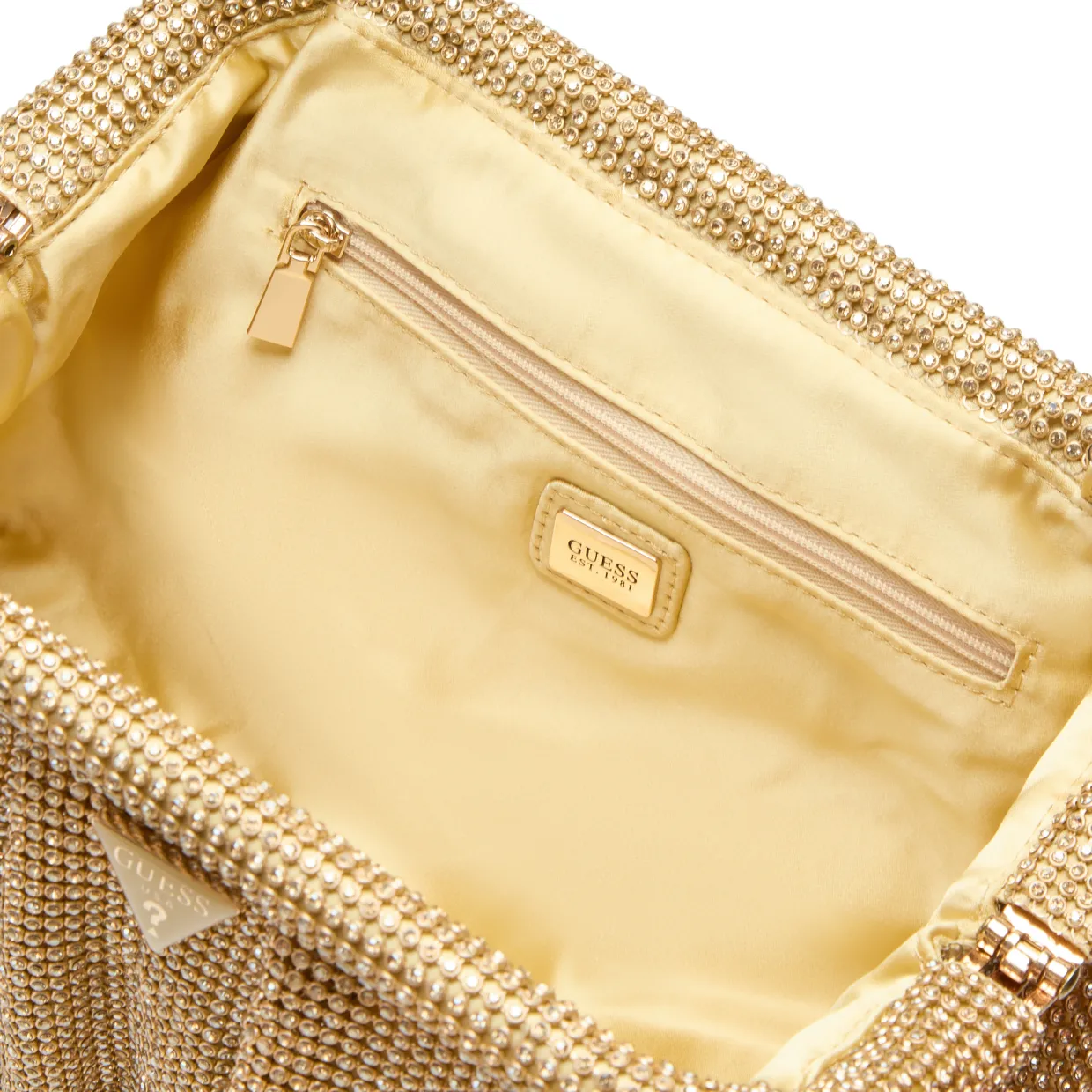 Zaline Mesh Rhinestone Clutch