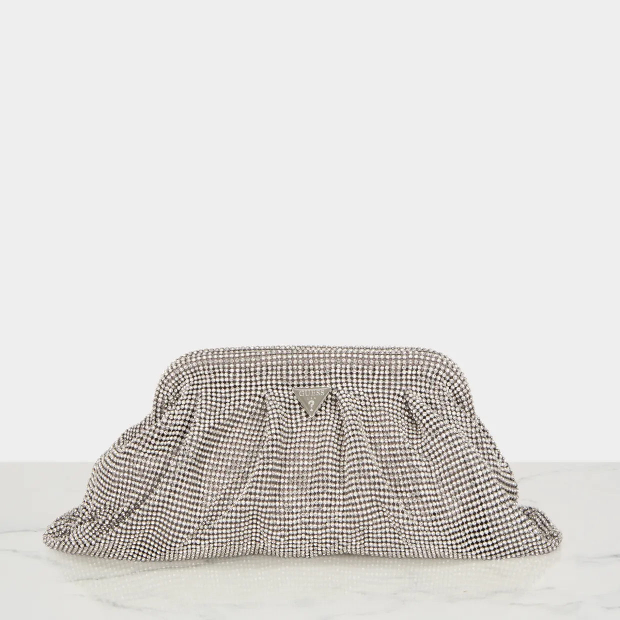 Zaline Mesh Rhinestone Clutch