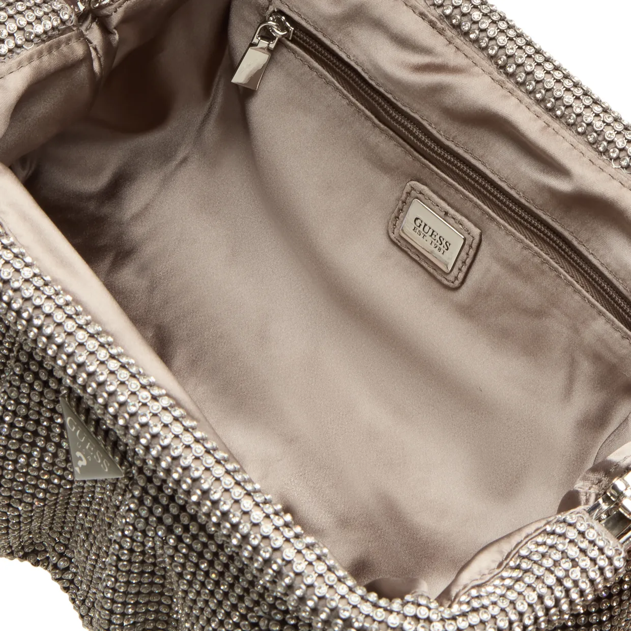 Zaline Mesh Rhinestone Clutch
