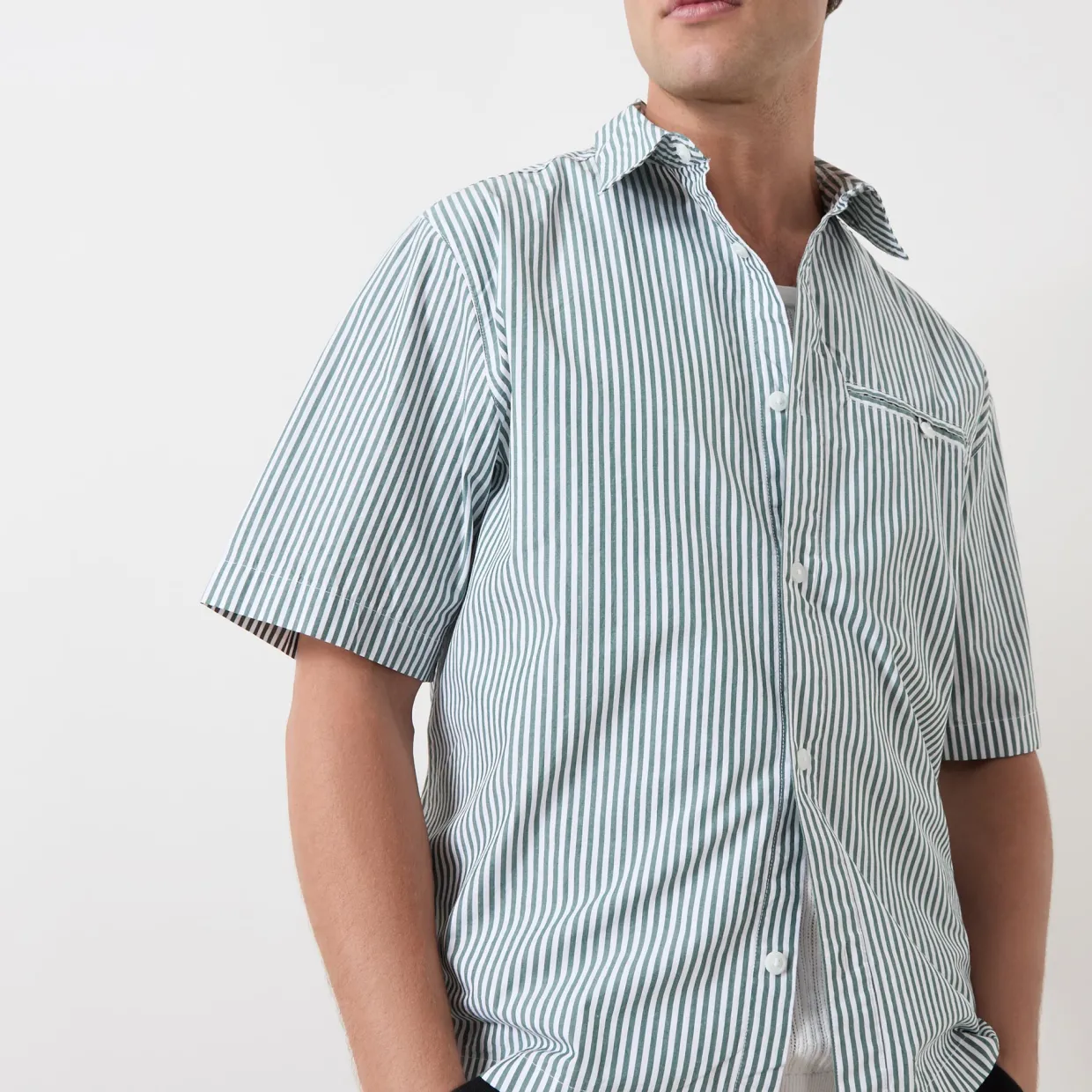 Zandt Pinstripe Casual Shirt