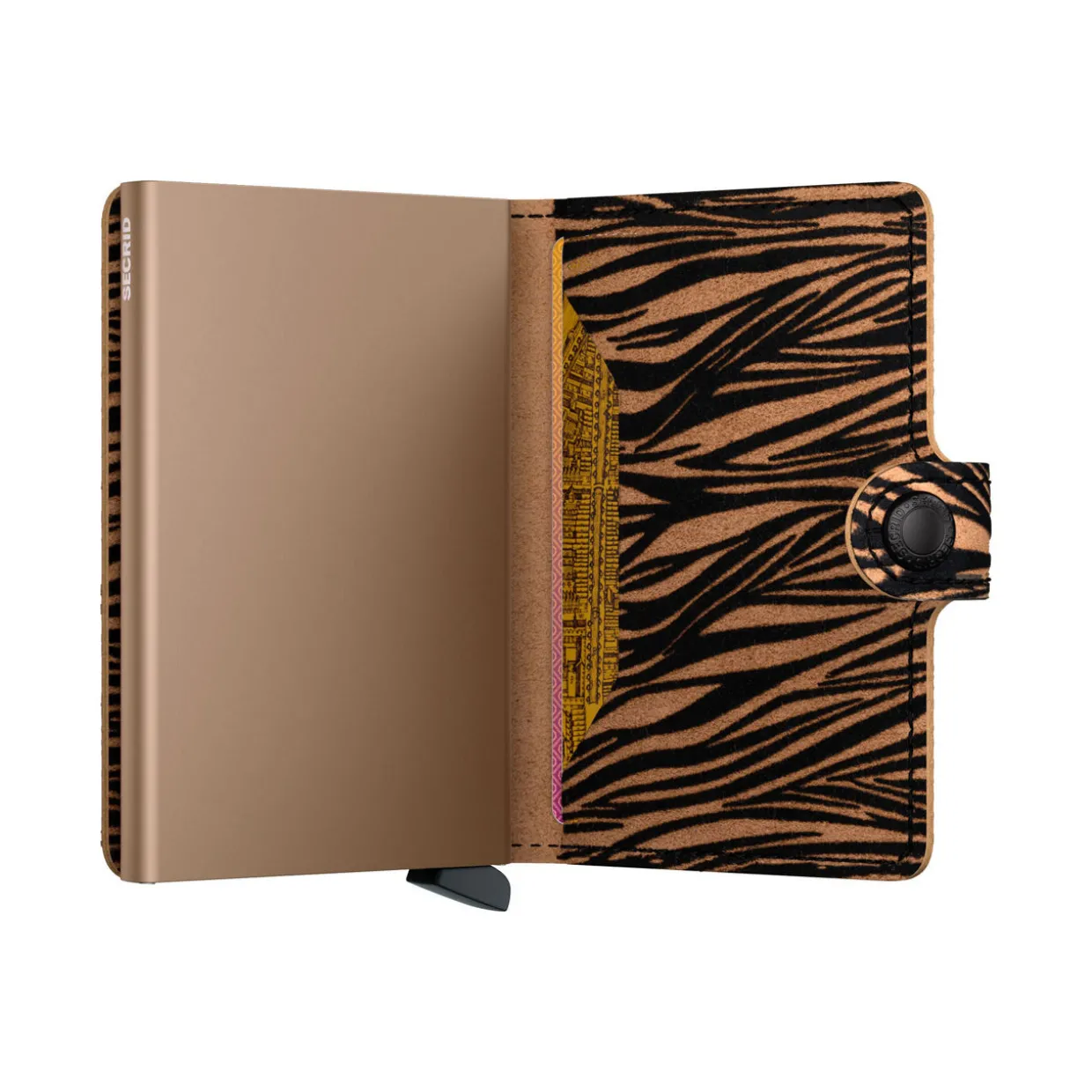 Zebra Leather Mini Wallet