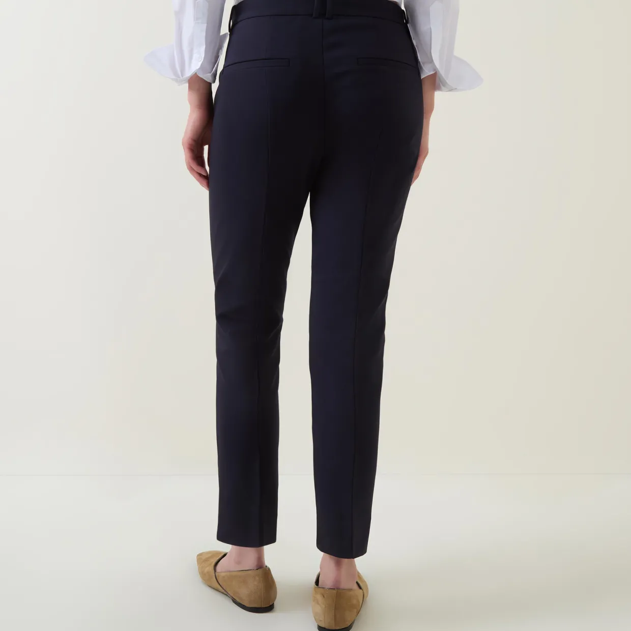 Zella Mid-Rise Straight Leg Trousers