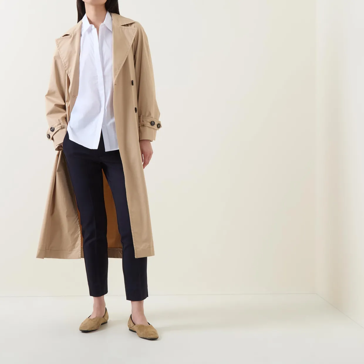 Zella Mid-Rise Straight Leg Trousers