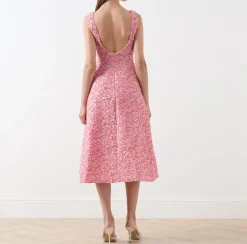 Zinnia Floral Flared Dress