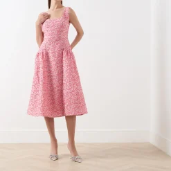 Zinnia Floral Flared Dress