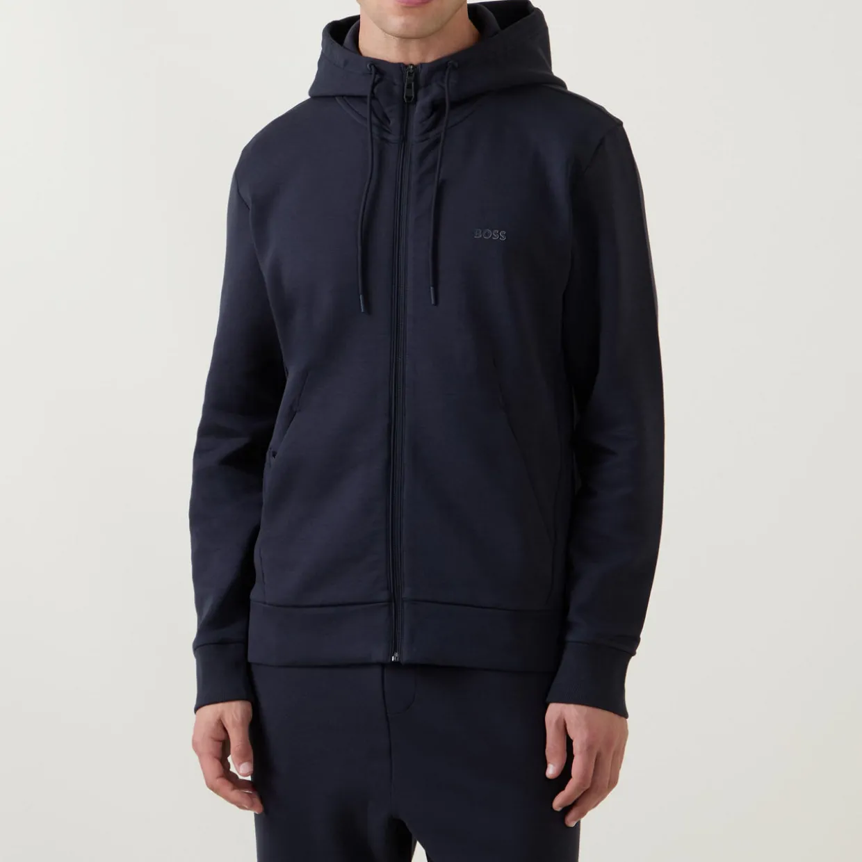 Zip-Up Logo Hoodie