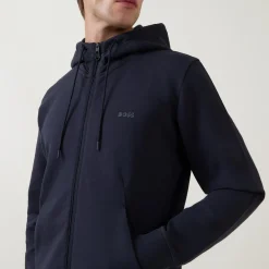 Zip-Up Logo Hoodie