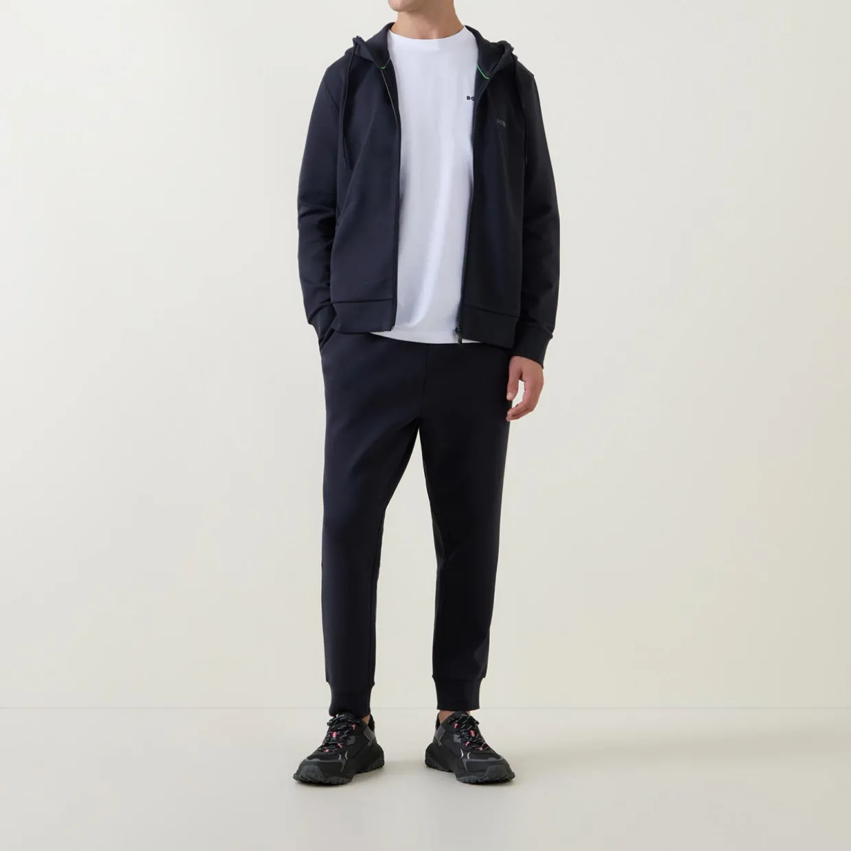 Zip-Up Logo Hoodie