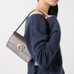 Zoe Logo Shoulder Bag